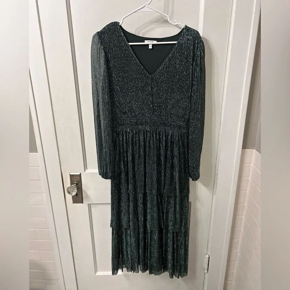 Elegant teal never worn Long Sleeve Dress